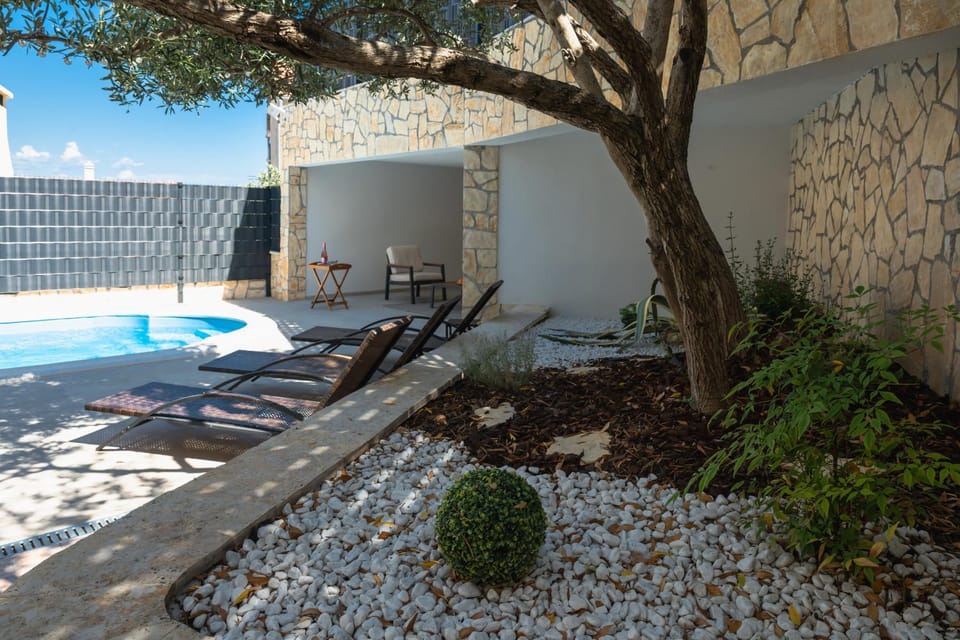 Day, Garden, Garden, Pool view, Swimming pool, sunbed