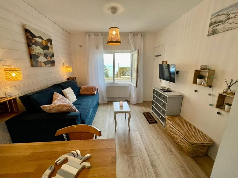 L'Escale, Studio cosy 15m2 avec vue mer, idéal couple - Ault Apartment in Ault