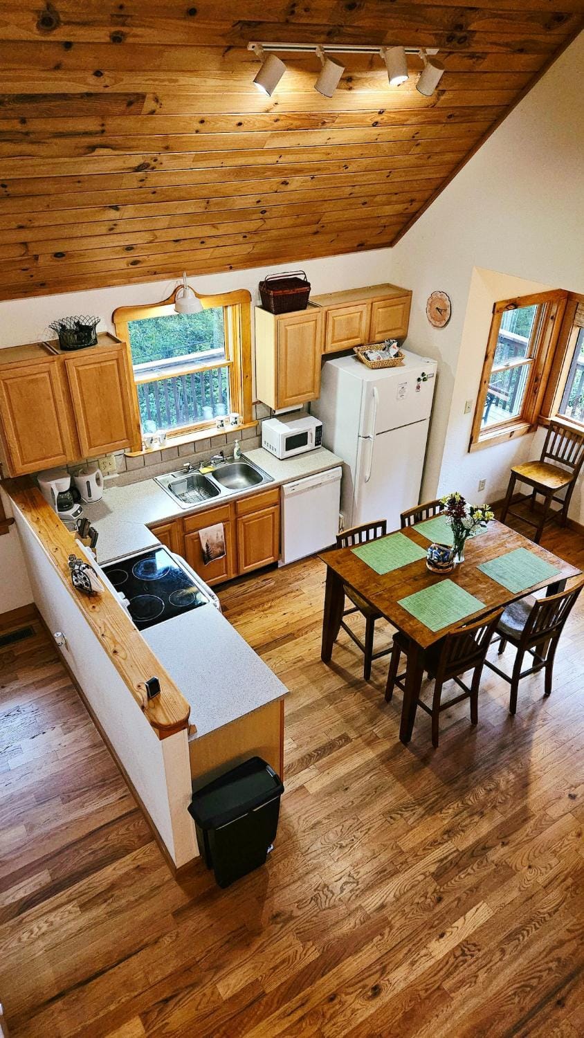 Kitchen or kitchenette, Dining area