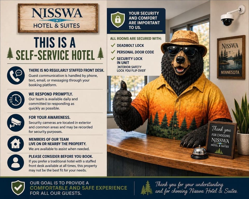 Nisswa Hotel and Suites - Standard Single Queen Hotel in Nisswa