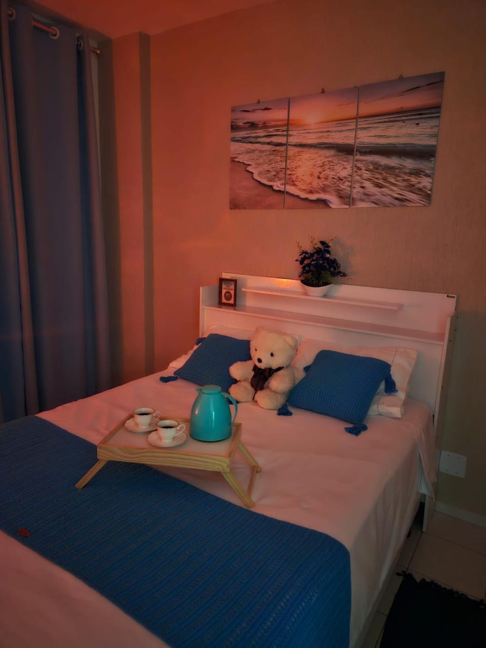 MarchiMar - Ap Ocian vista para o mar com conforto e tranquilidade em Praia Grande Apartment in State of São Paulo
