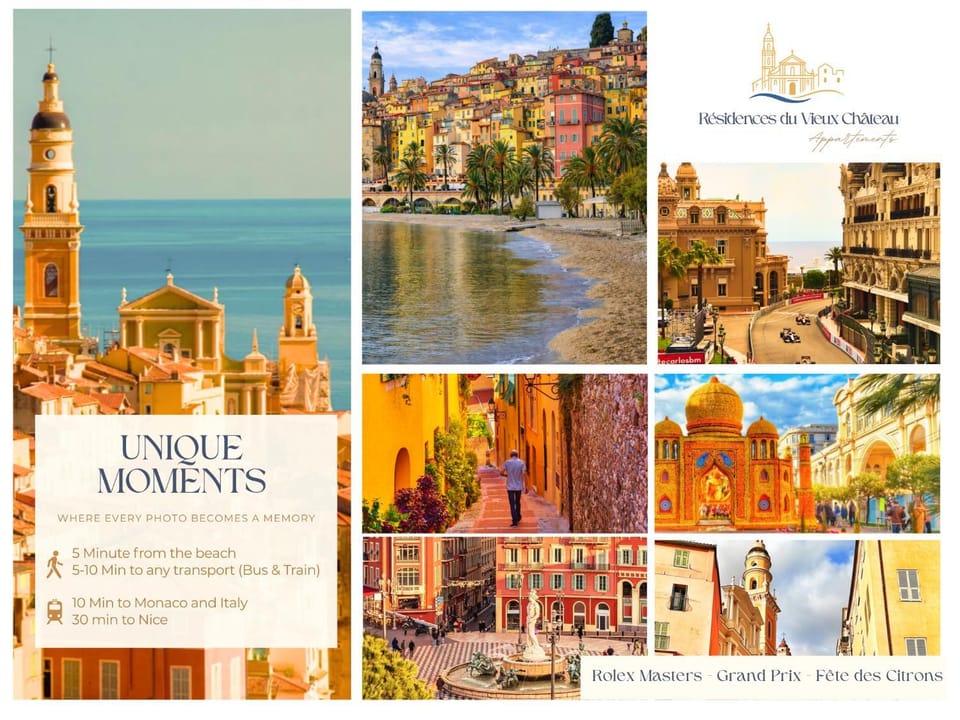 La Résidence du Vieux Château - Splendide Vue Mer Apartment in Menton