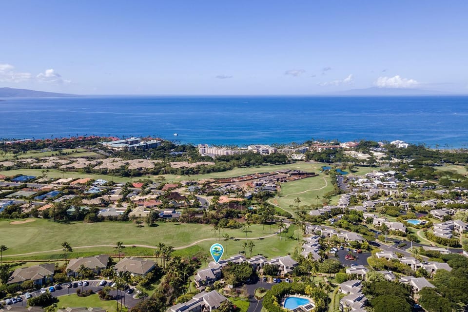Wailea Ekolu 1204 - Modern Ocean View Condo w/ large Lanai, King Bed, & Split AC House in Wailea
