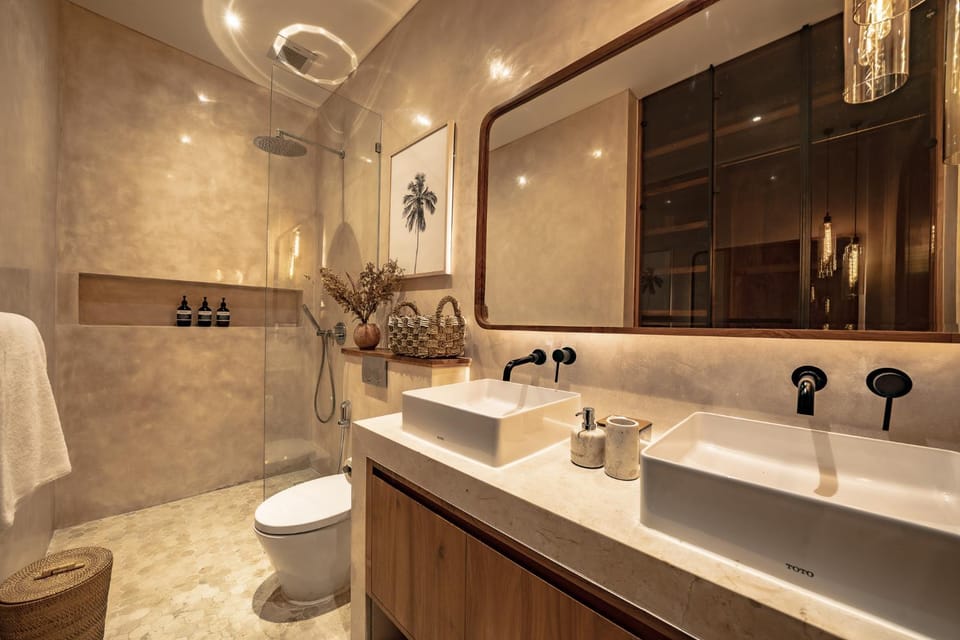 Shower, Bathroom, towels
