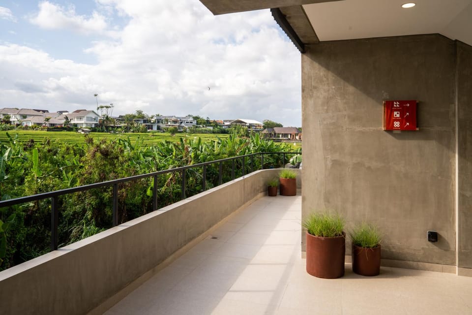 Property building, Garden view