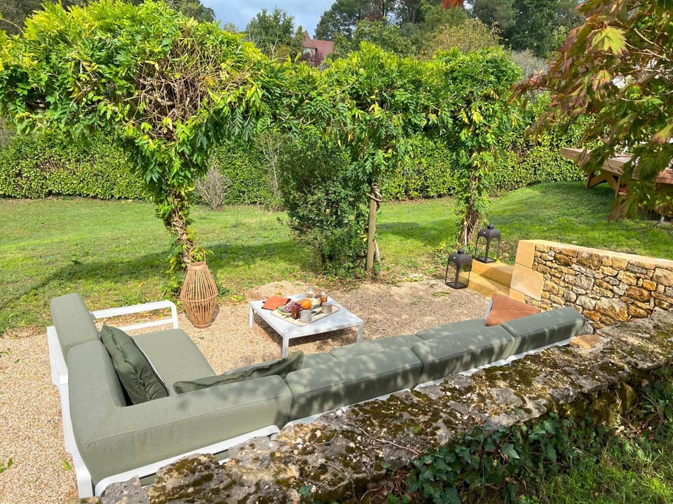 Garden, Living room, Garden view