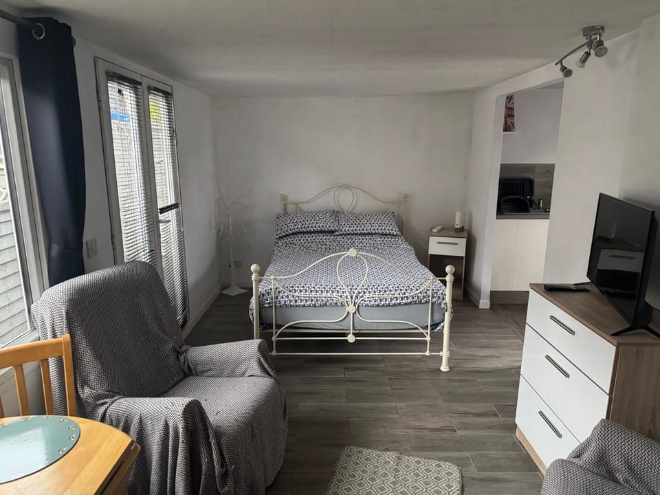 Bed, Living room, Photo of the whole room, Bedroom