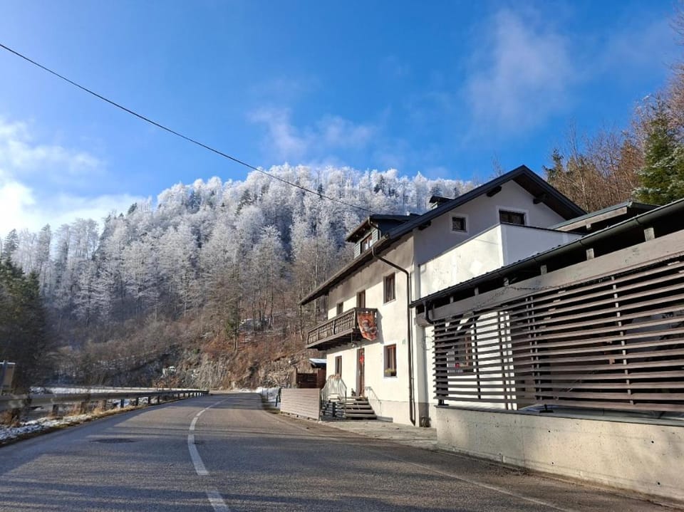 Property building, Day, Natural landscape, Winter