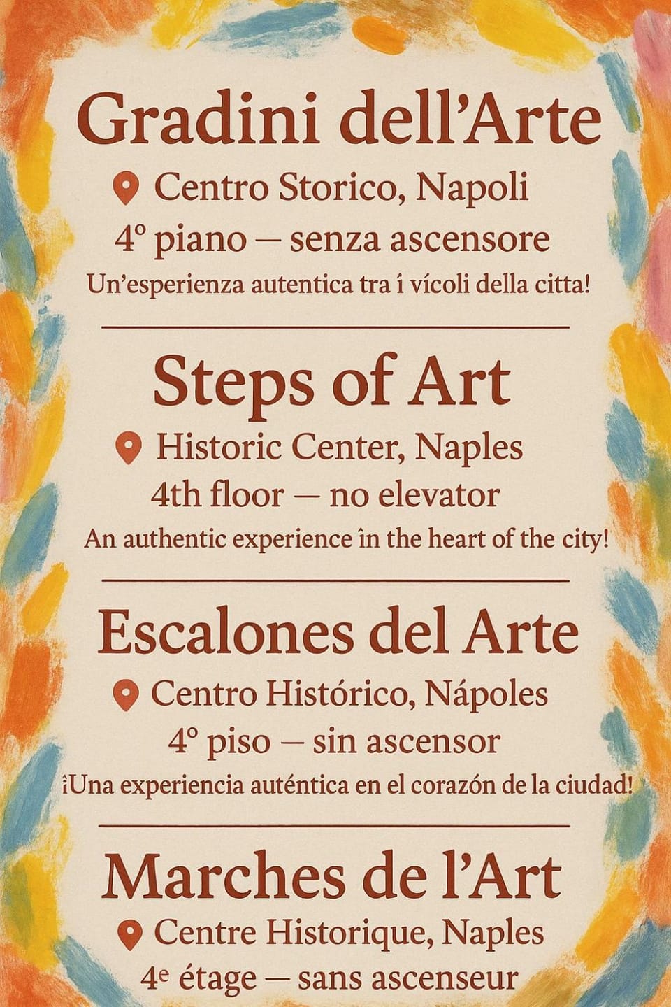 Gradini dell arte Bed and Breakfast in Naples