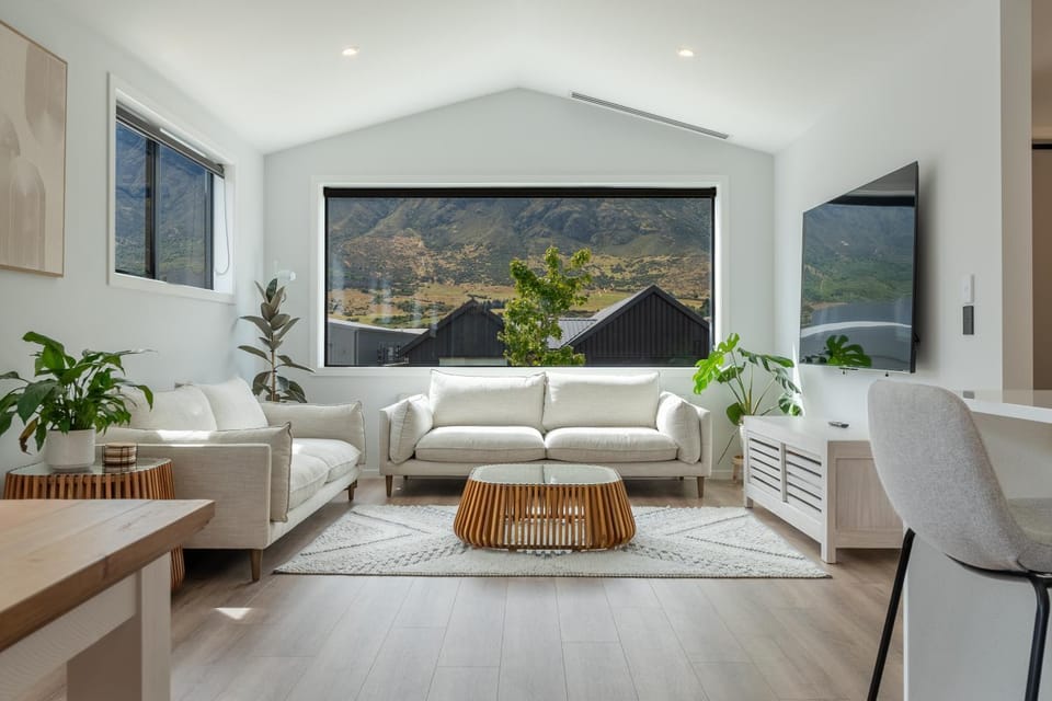Natural landscape, Living room, Seating area, Mountain view