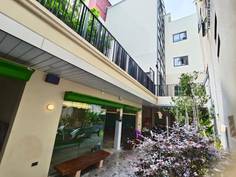 Property building, Garden view