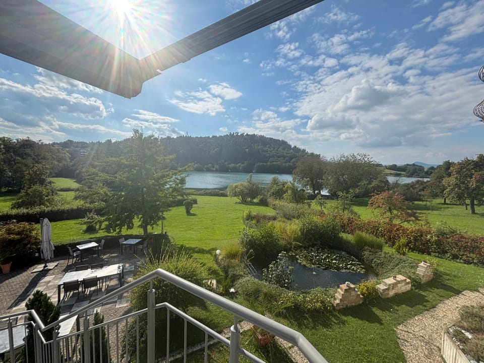 Spring, Day, Garden, Garden view, Lake view