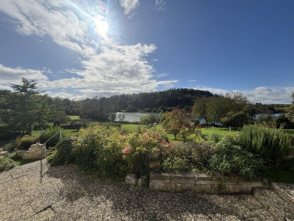 Garden view, Lake view