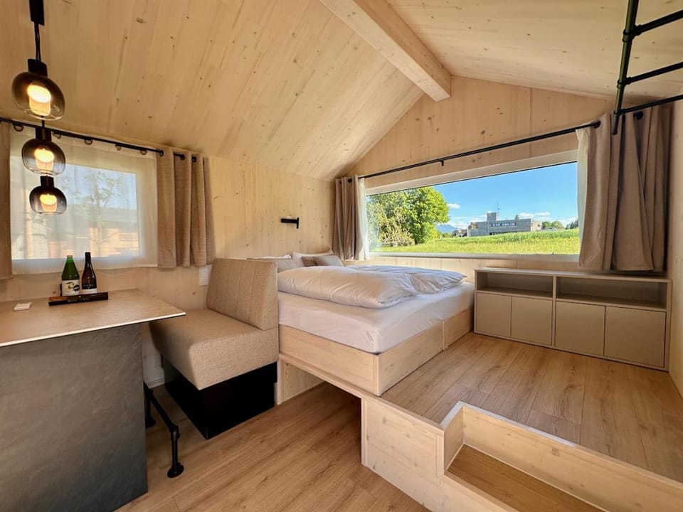 Bed, View (from property/room), Living room, Bedroom
