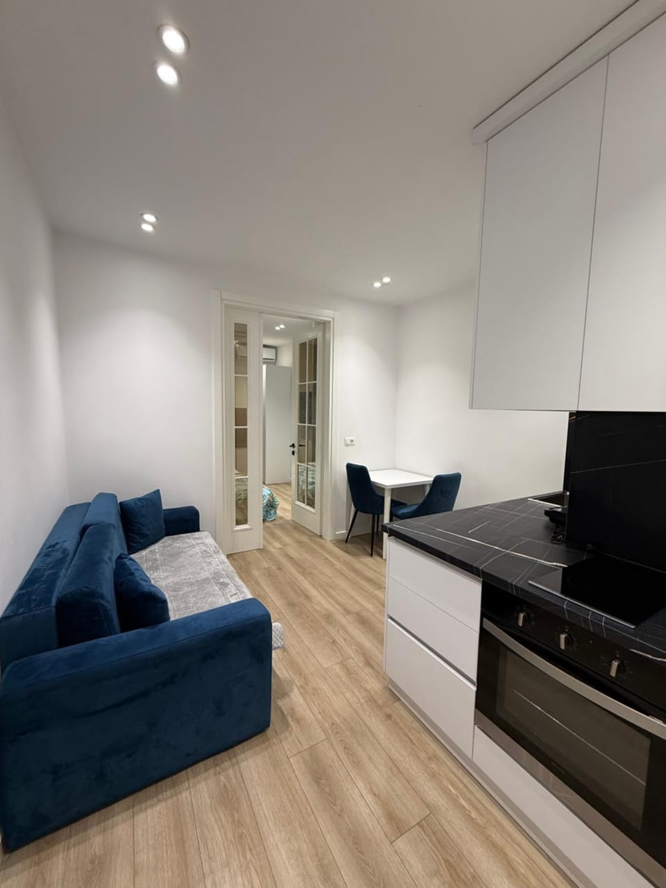 Kitchen or kitchenette, Living room, Photo of the whole room, Seating area
