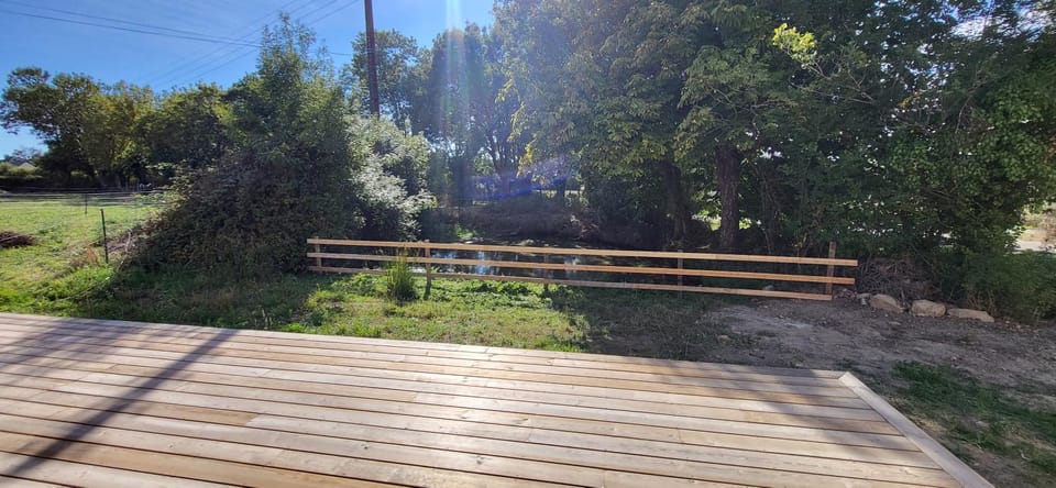 Patio, Natural landscape, Garden view