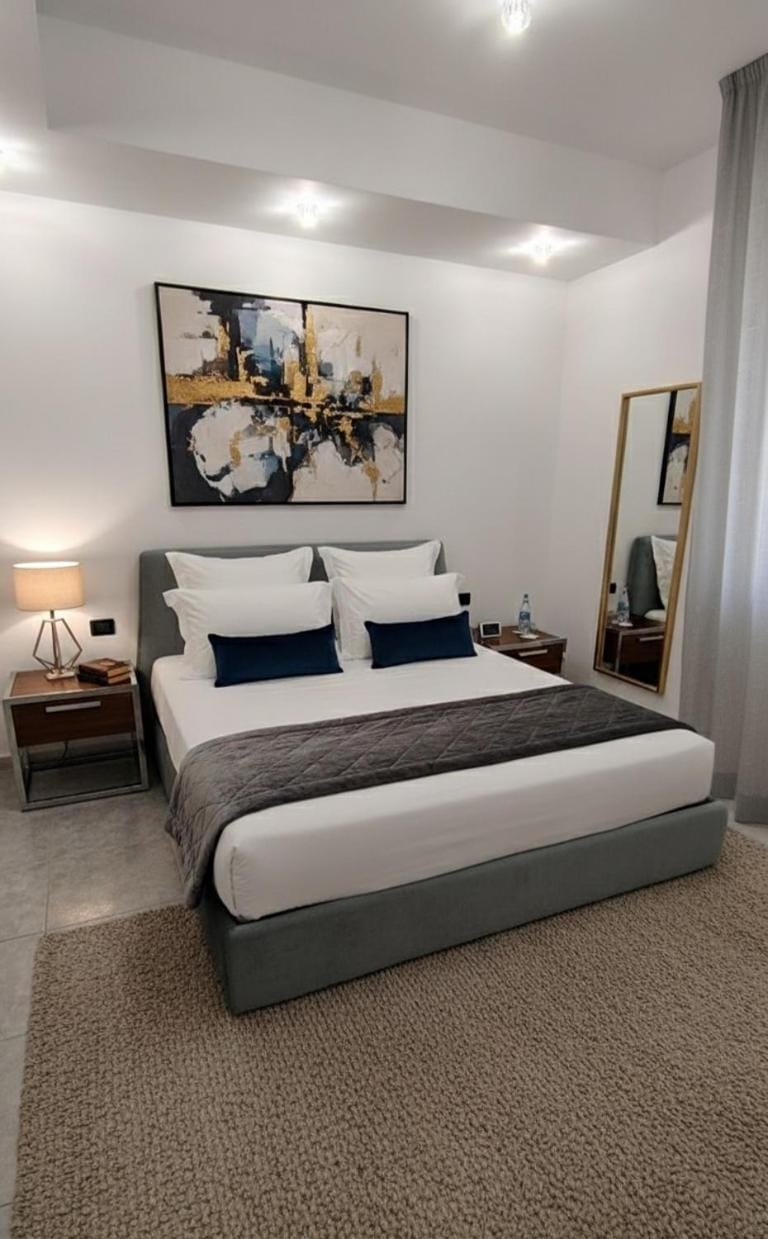 Bed, Photo of the whole room, Bedroom, Breakfast