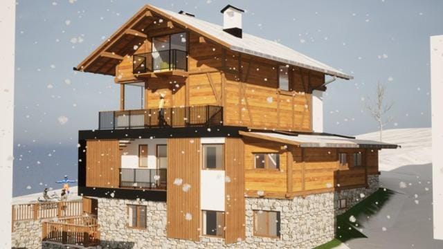 Property building, Winter