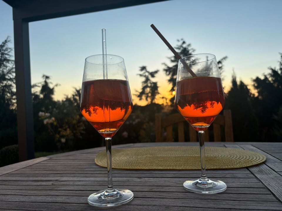 Garden, View (from property/room), Sunset