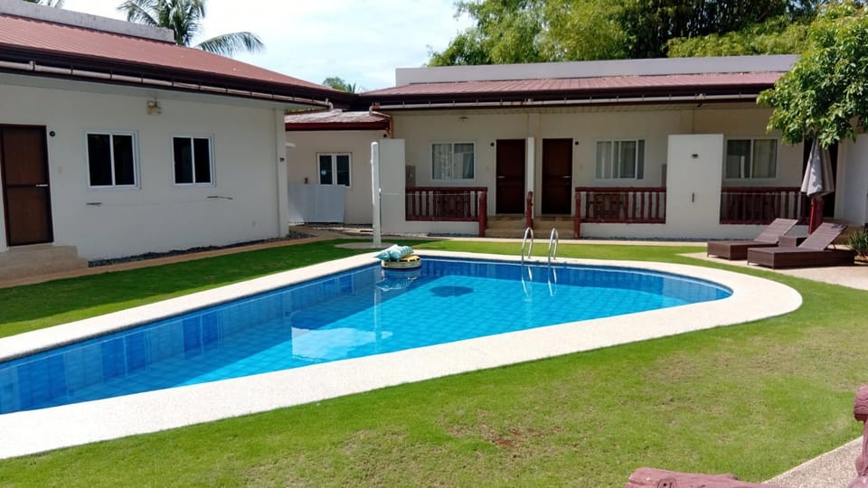 Pool view, sunbed