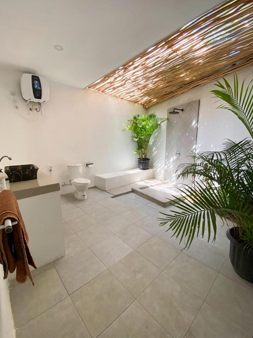 Toilet, Bathroom, towels