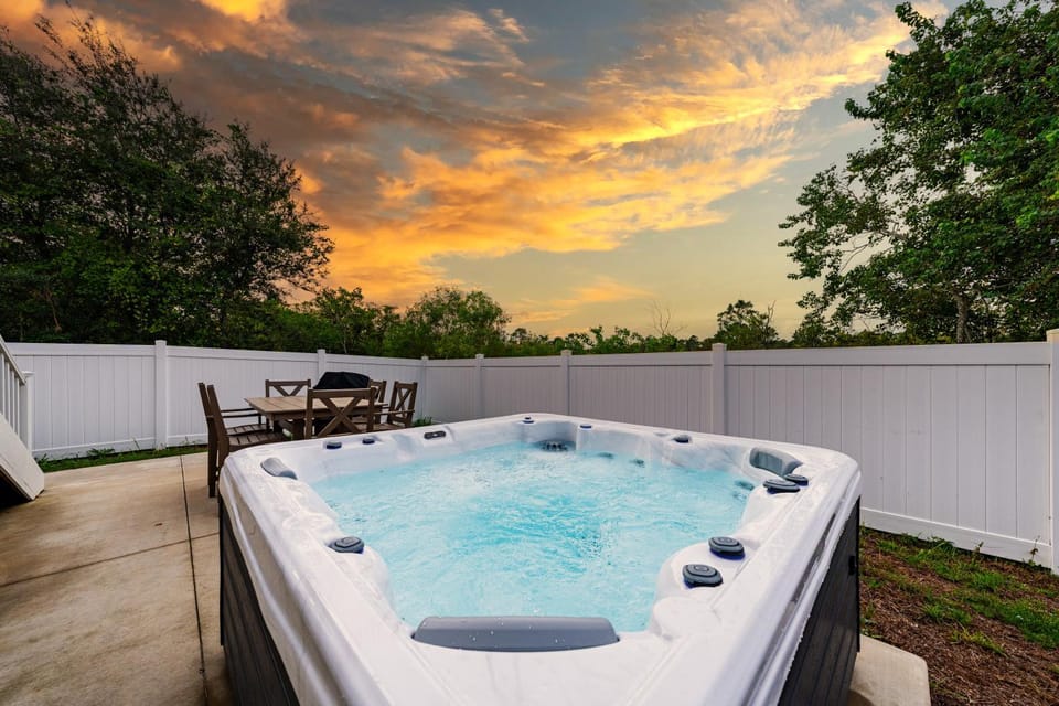 Hot Tub, Sunset
