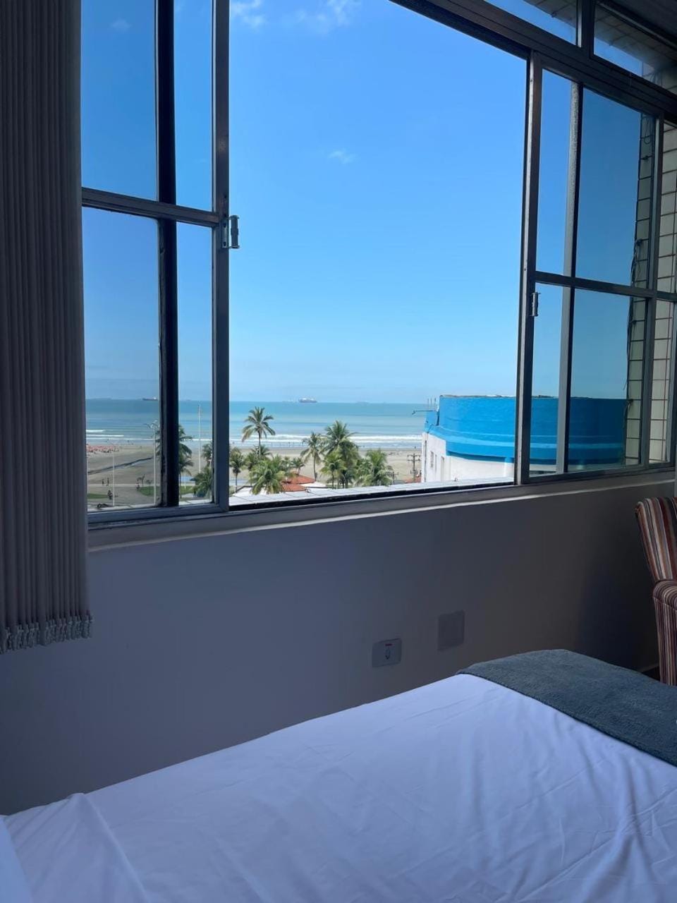 Bed, Day, Natural landscape, View (from property/room), Beach, Bedroom, Sea view