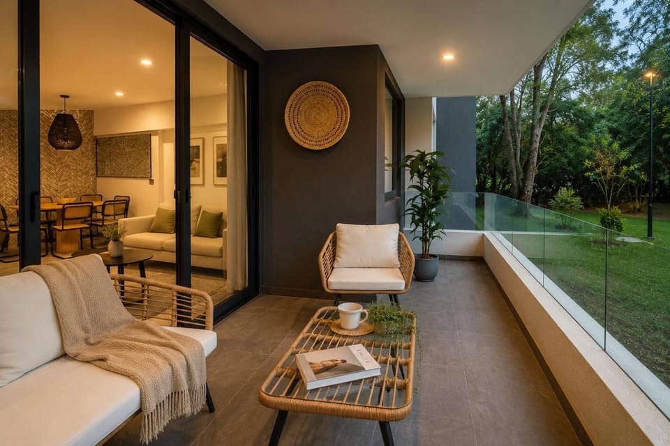 Garden, View (from property/room), Balcony/Terrace