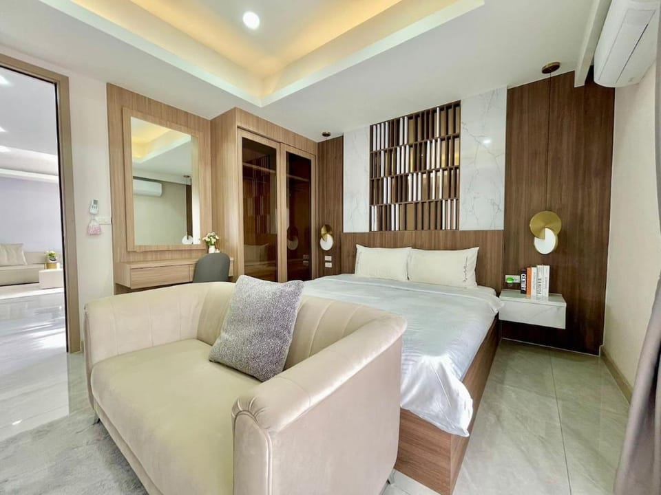 Bed, Photo of the whole room, Bedroom, wardrobe