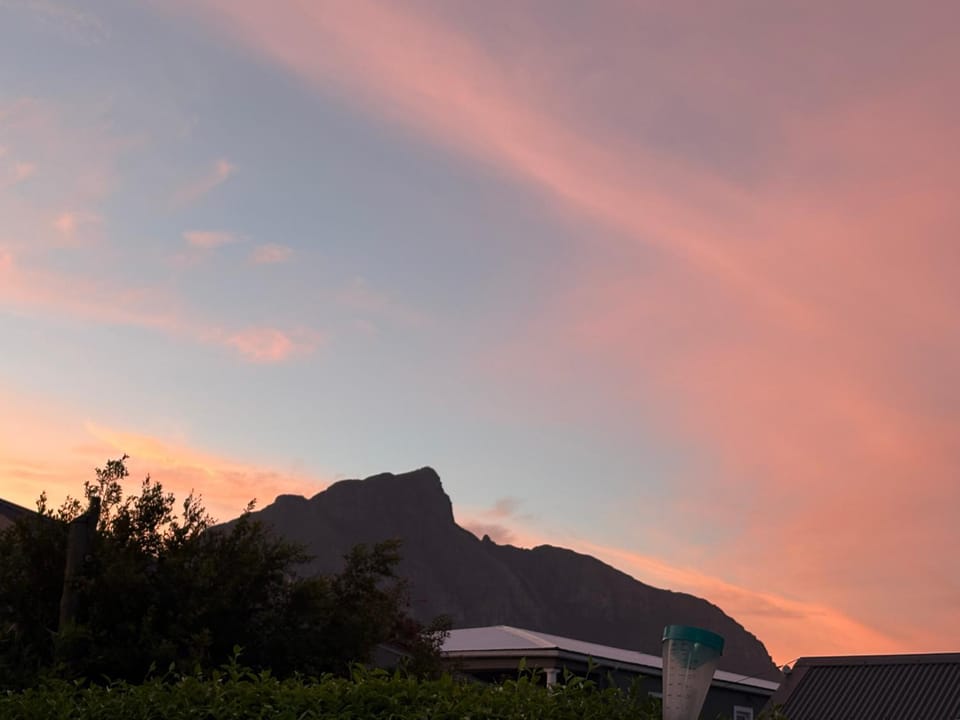Mountain view, Sunset