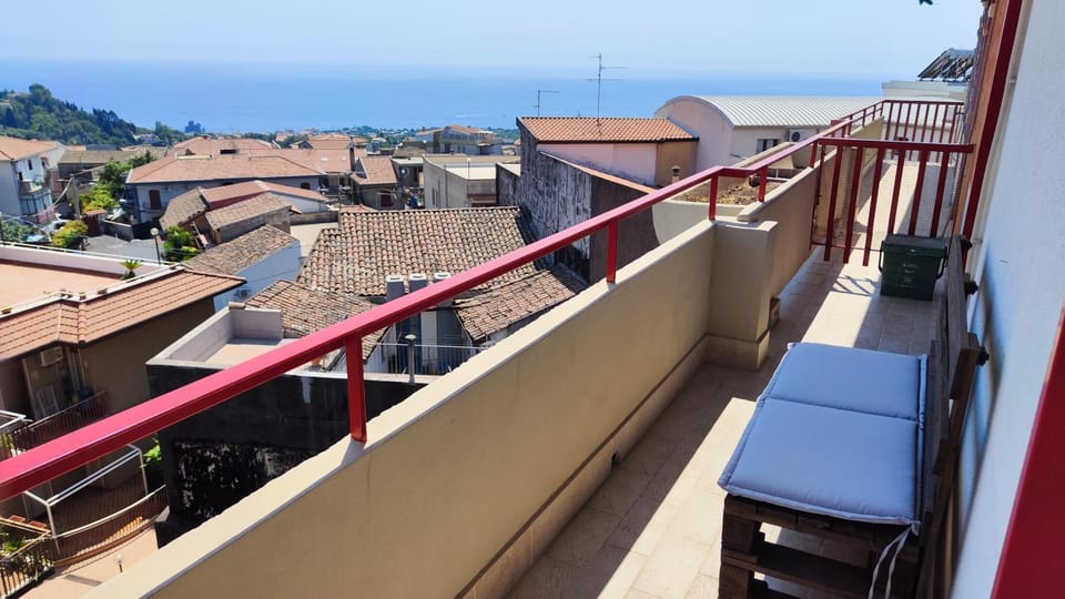 Property building, Day, Natural landscape, View (from property/room), Balcony/Terrace, Sea view