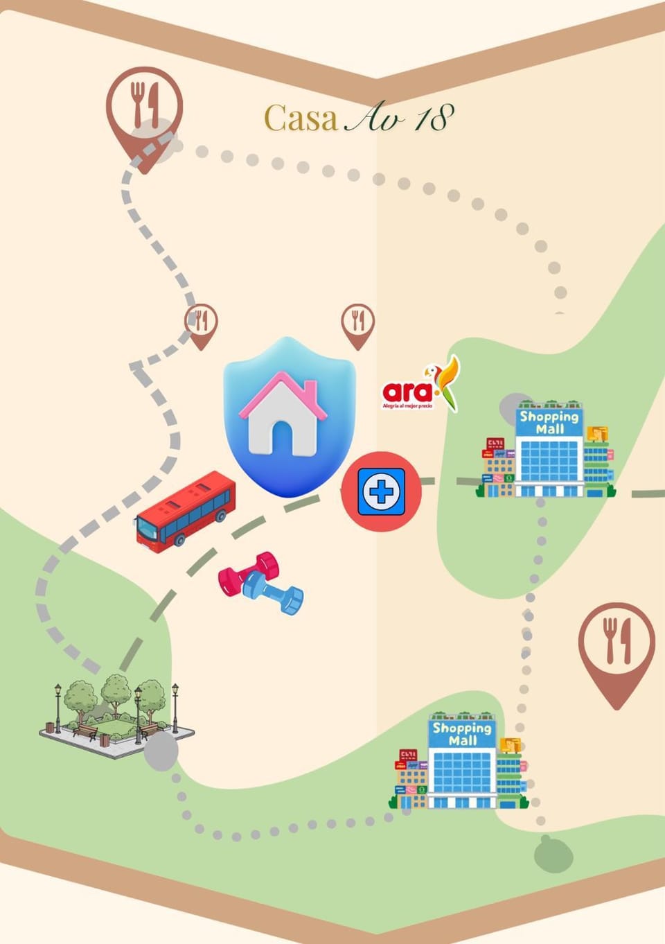 Casa 7 personas con parqueadero sector Unicentro clínicas House in Armenia