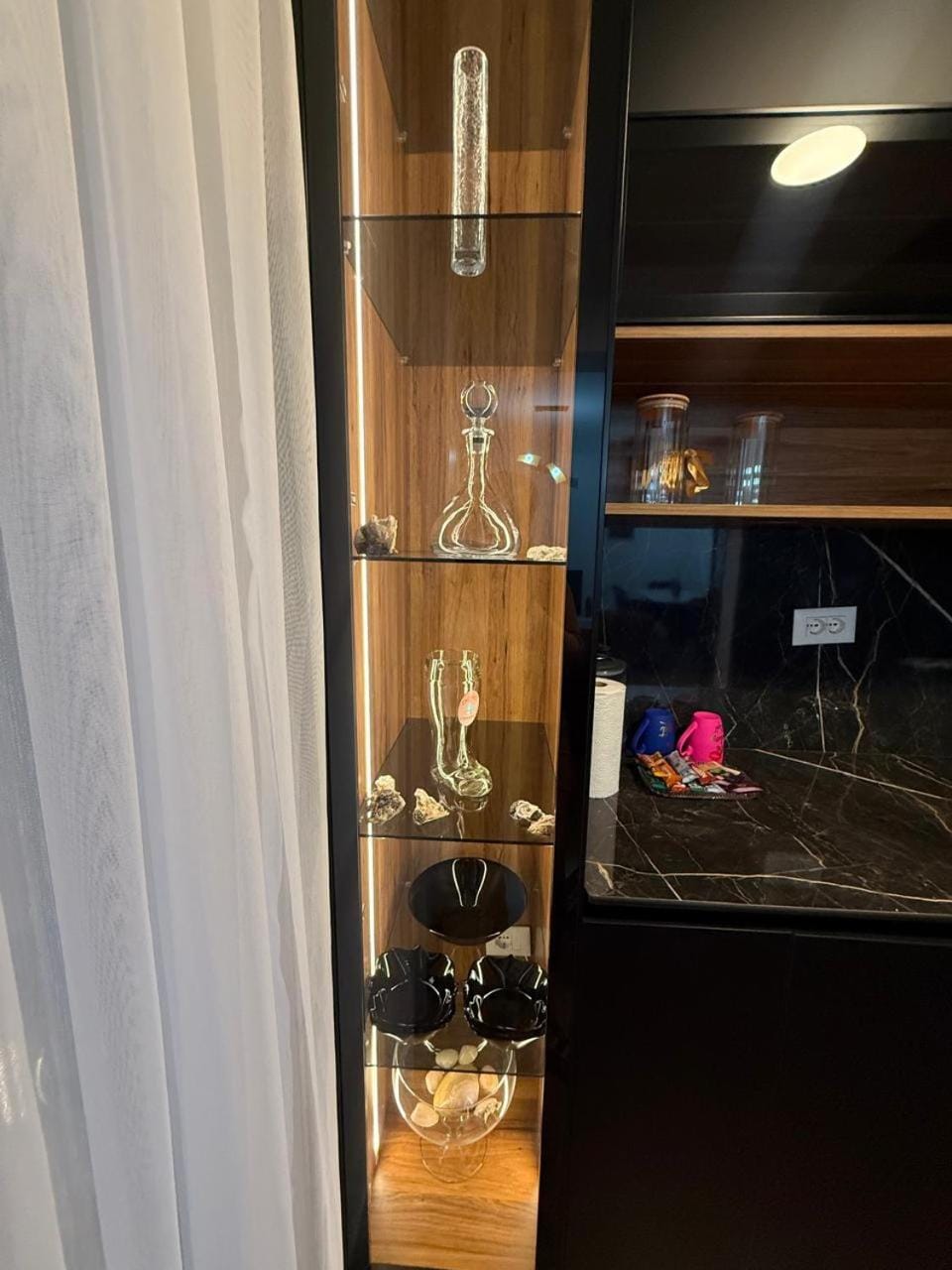 Kitchen or kitchenette, wardrobe