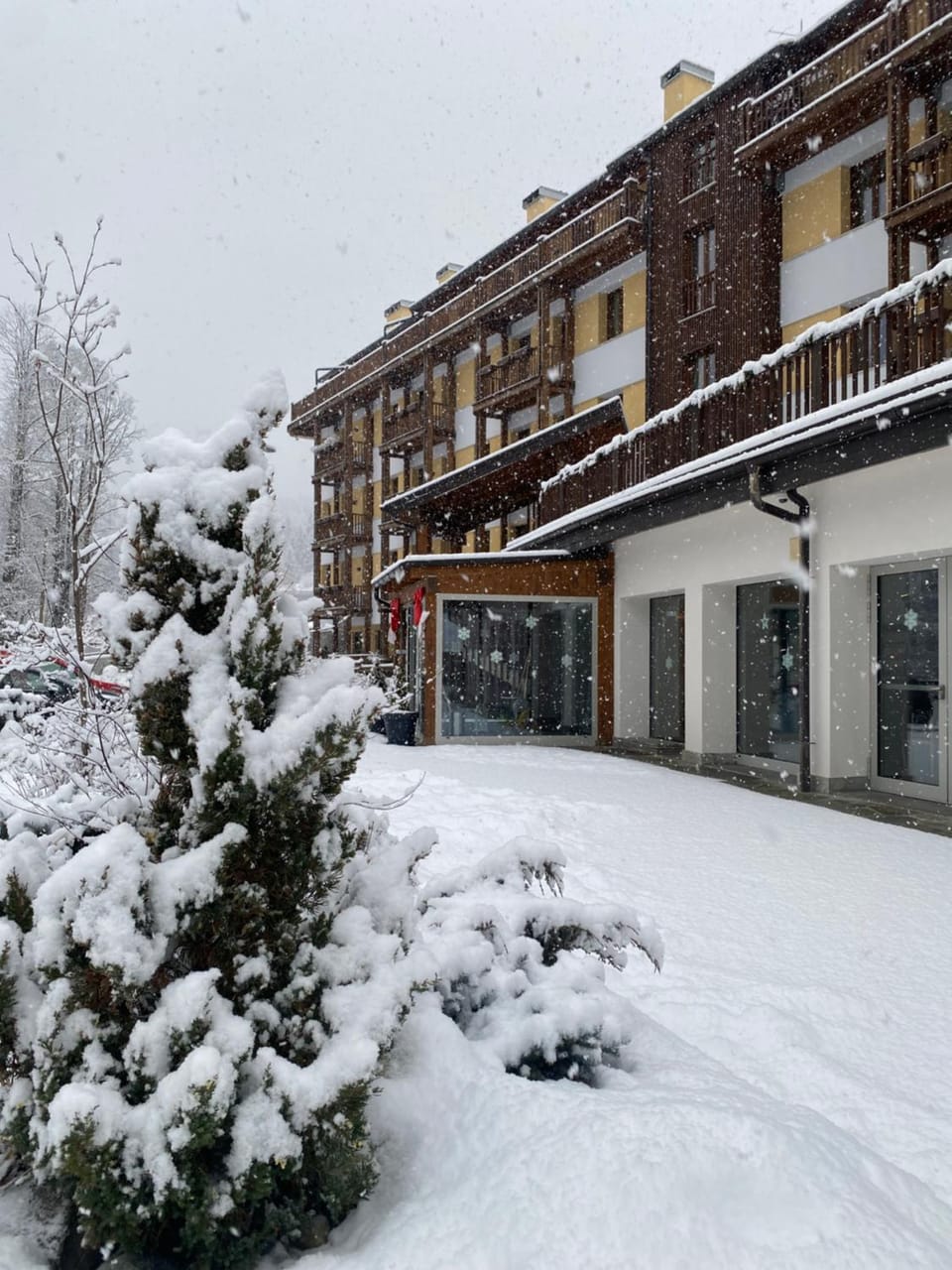 Property building, Winter