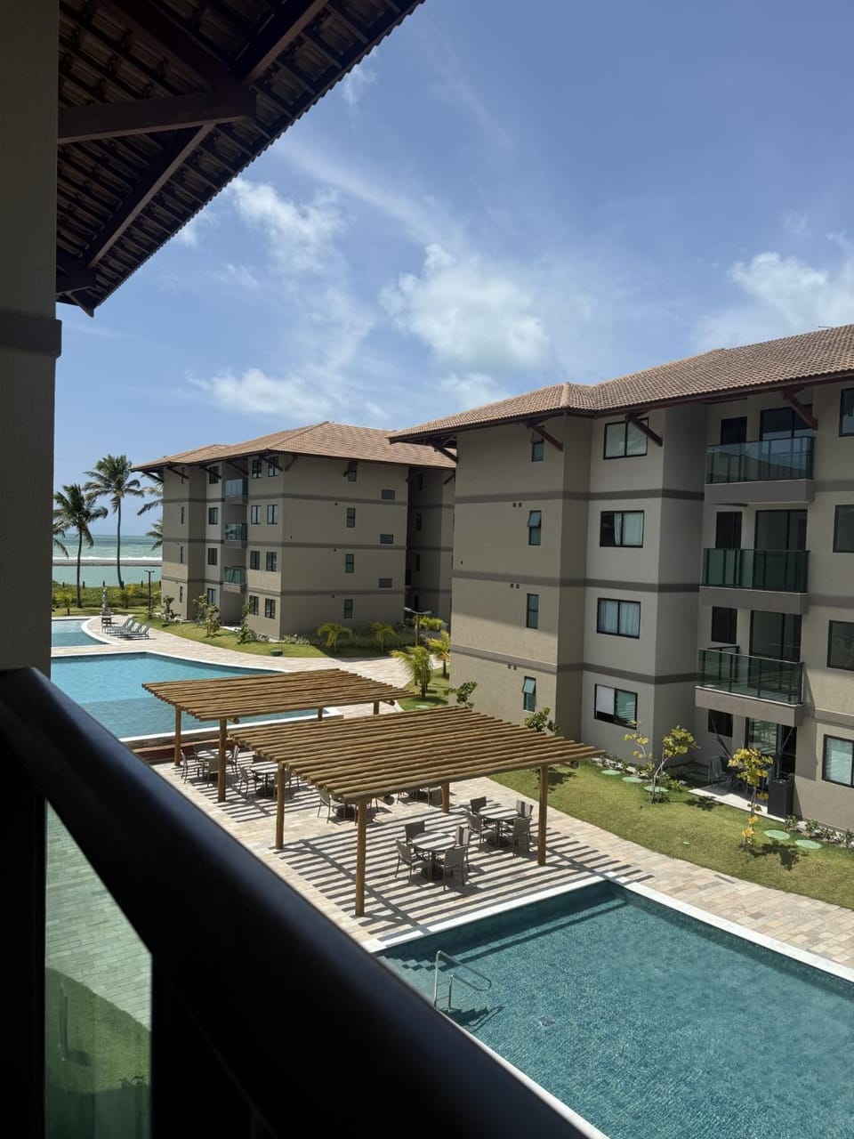 View (from property/room), Balcony/Terrace, Pool view