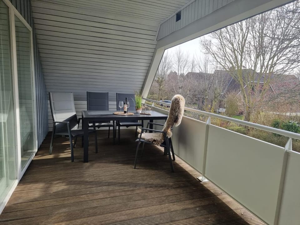 Balkon Hüs Apartment in Nordfriesland