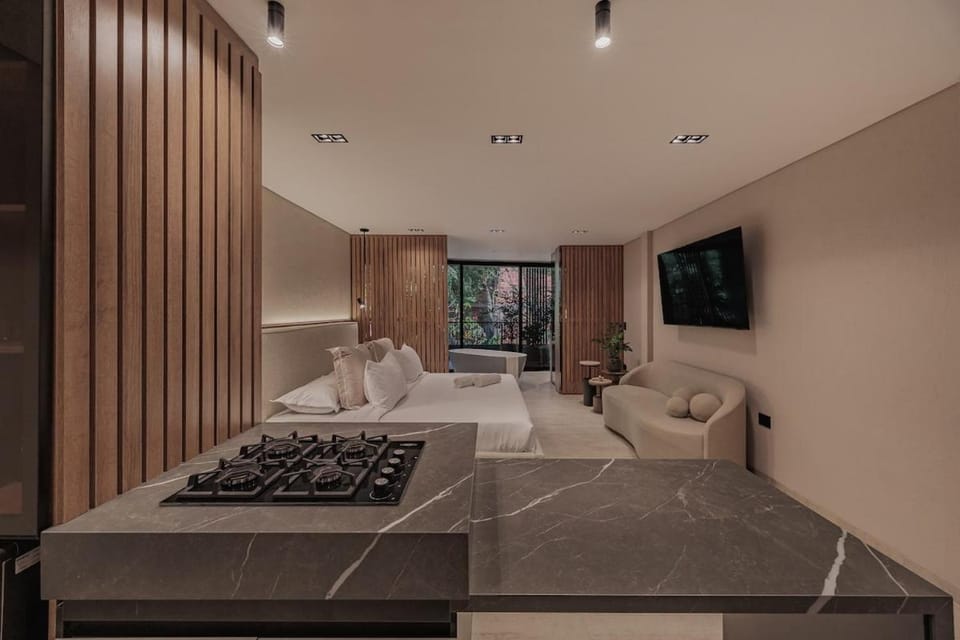 Premium Smart Loft with Alexa in El Poblado Apartment in Medellin