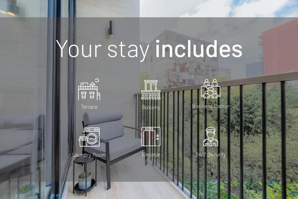 HOM 2B Capitalia Palacio Polanco 2BR Prime Apartment in Mexico City