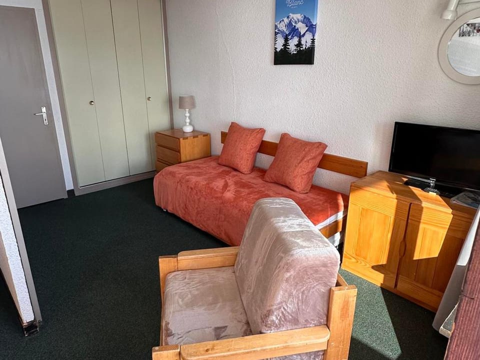 Les Menuires: Bel appt 4 pers, balcon, Wifi, animaux admis - FR-1-574-70 Apartment in Les Allues