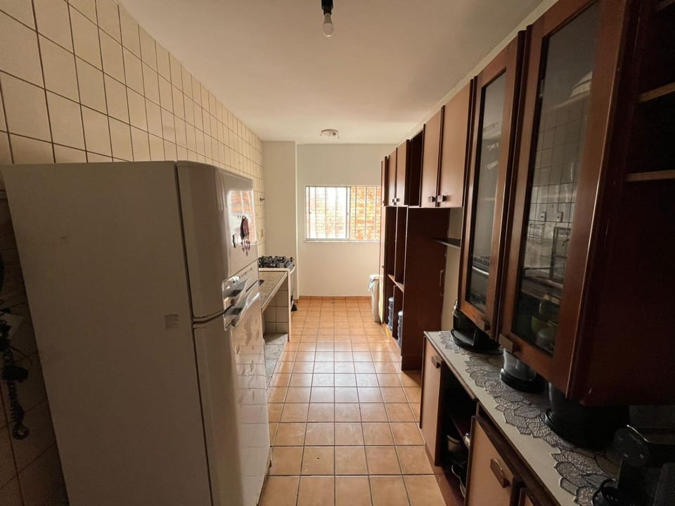 Kitchen or kitchenette, oven