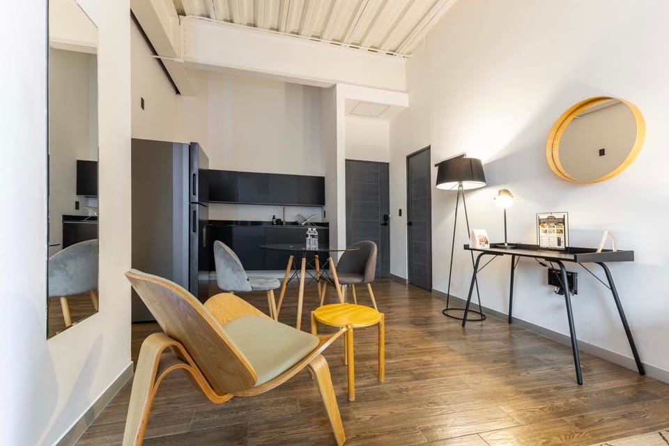 JA 02 Urban Loft Escape Design for Nomads House in Mexico City