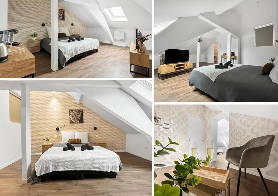 Bed, TV and multimedia, Photo of the whole room, Bedroom