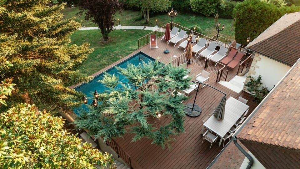 Patio, Garden, Garden view, Swimming pool