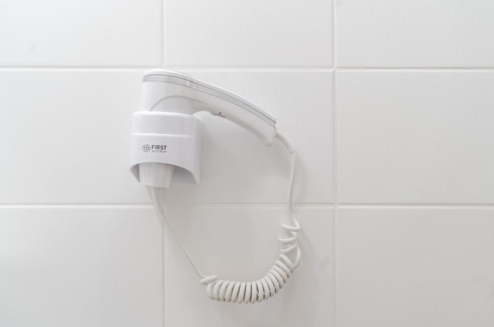 Bathroom, hair dryier