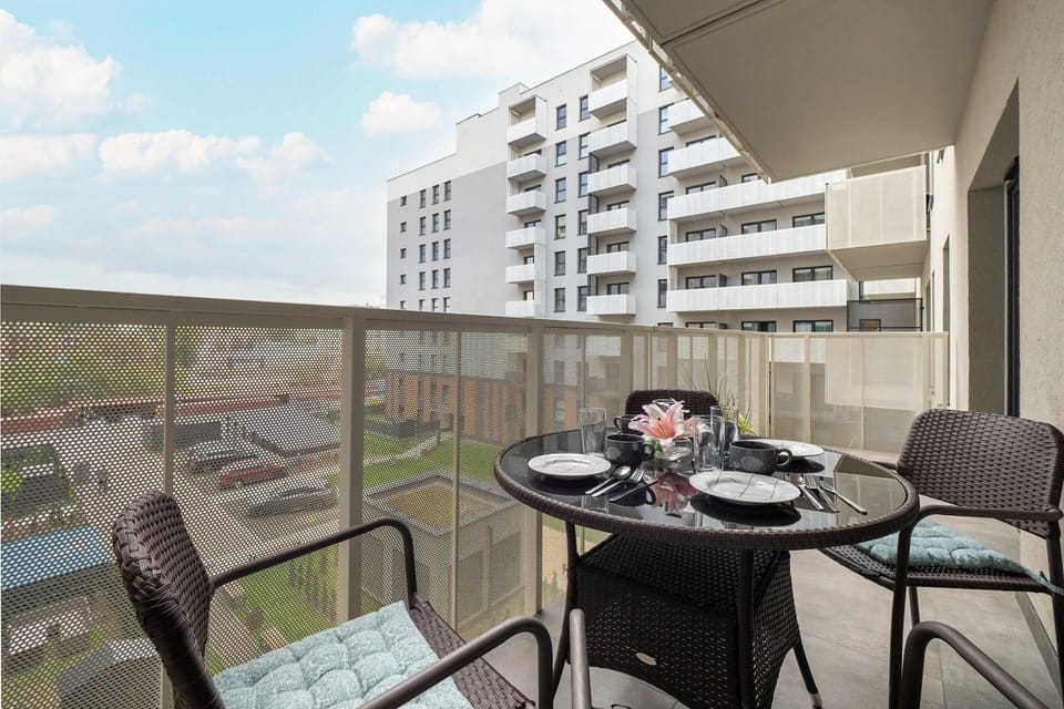 Property building, Day, View (from property/room), Balcony/Terrace, Seating area