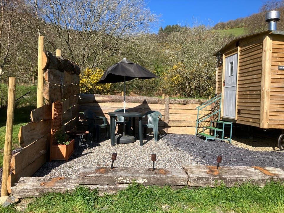 The Rheidol Shepherds Hut Campground/ 
RV Resort in Melindwr