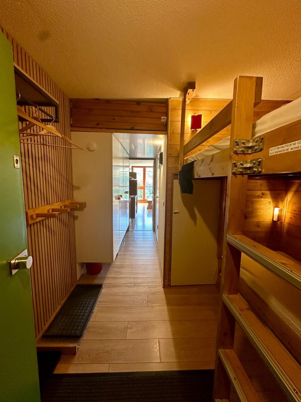 Bed, Photo of the whole room, Bedroom, bunk bed, storage, wardrobe