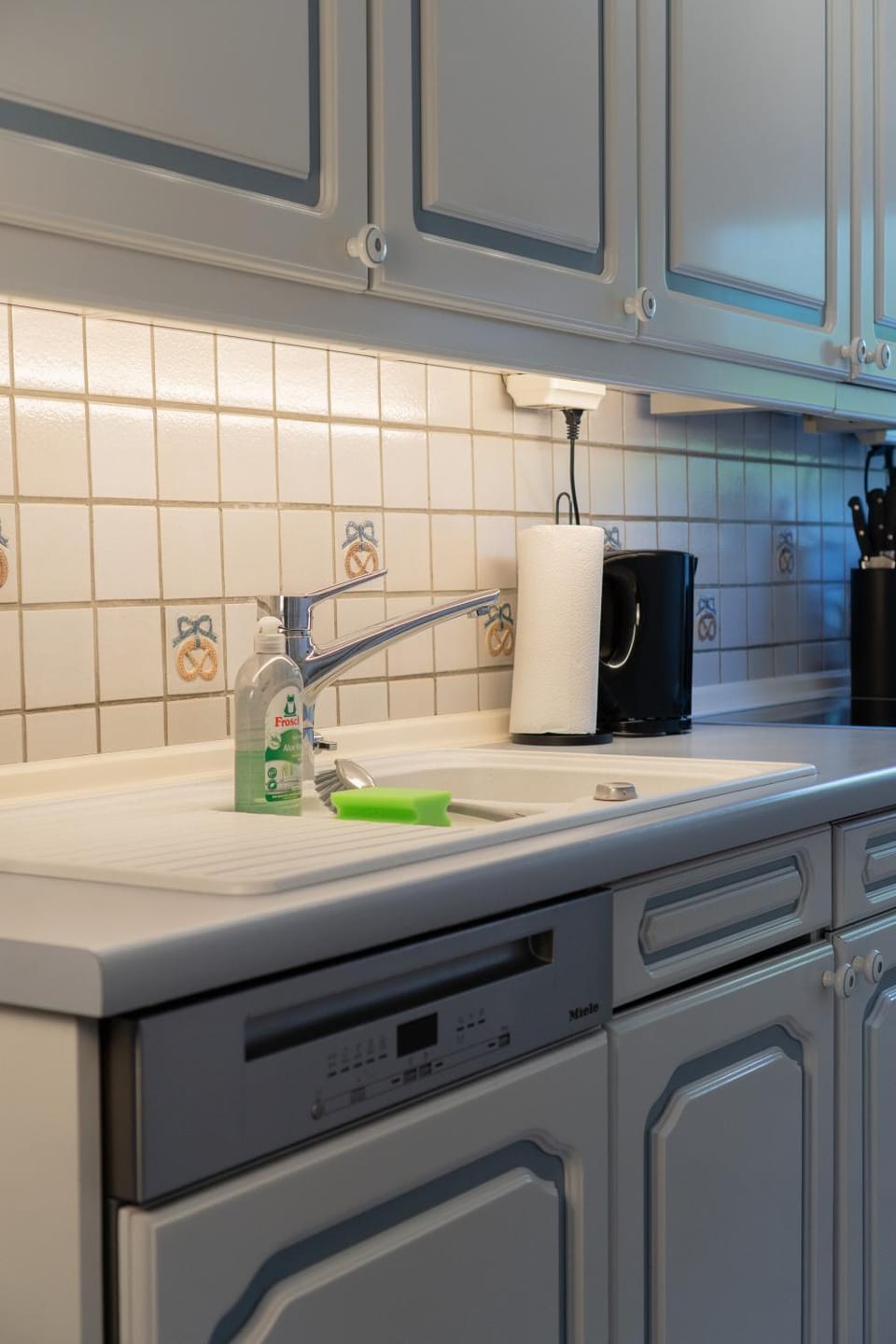 Kitchen or kitchenette, dishwasher, stove