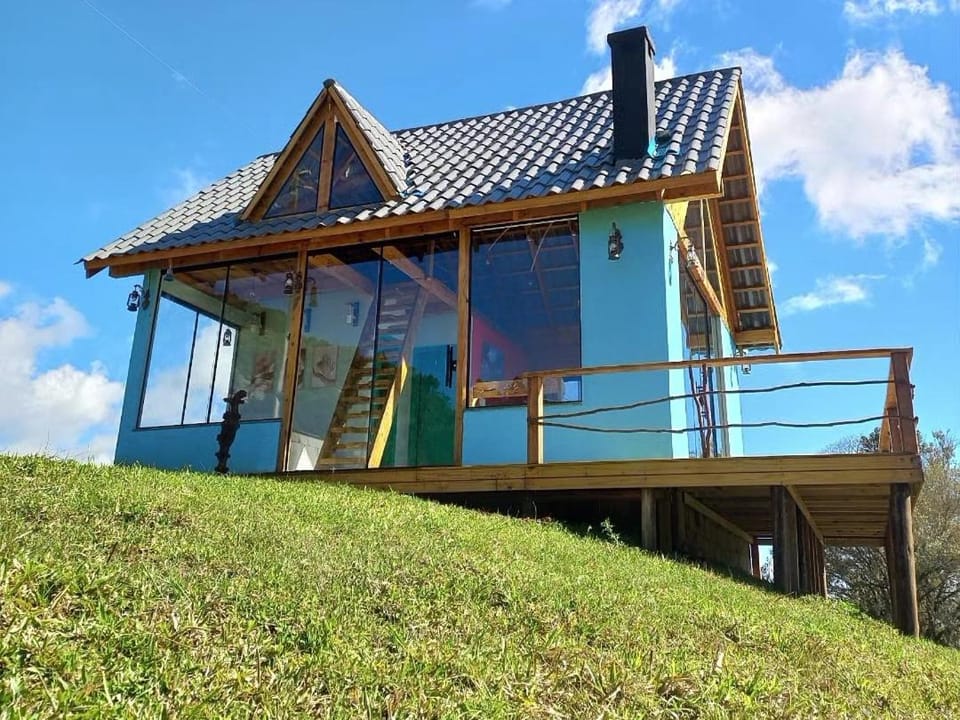 Cabana com Hydro, Recanto das Trutas, SC Chalet in State of Santa Catarina