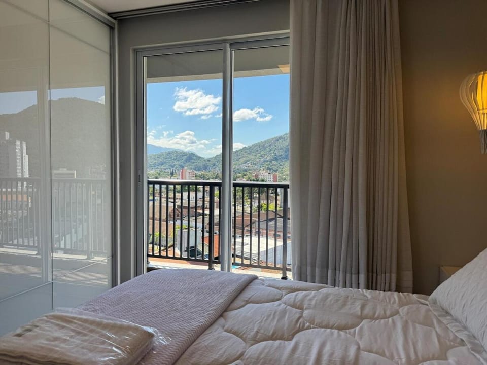 Bed, Natural landscape, Balcony/Terrace, Bedroom